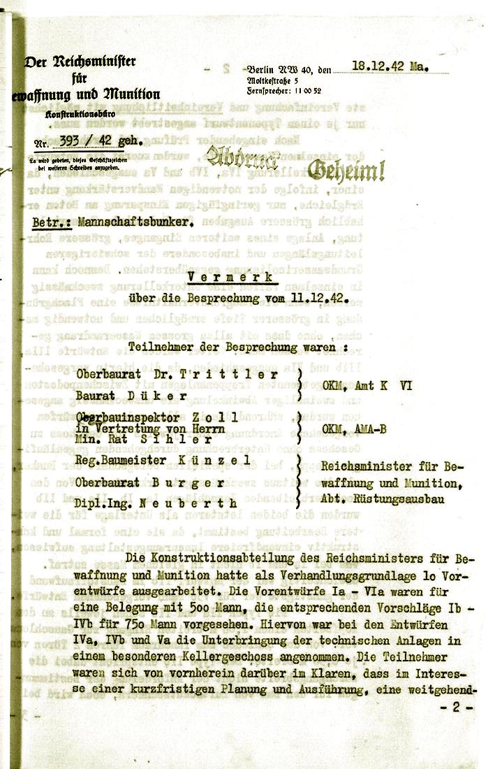 TRUPPENMANNSCHAFTSBUNKER DER KRIEGSMARINE